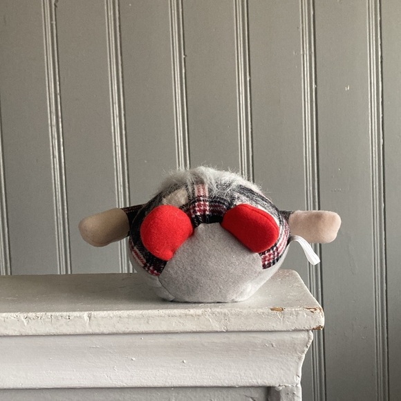 NWT- 16” Adorable Red Hat- Black, White & Red Plaid- Holiday Gnome Decorations - Picture 16 of 17